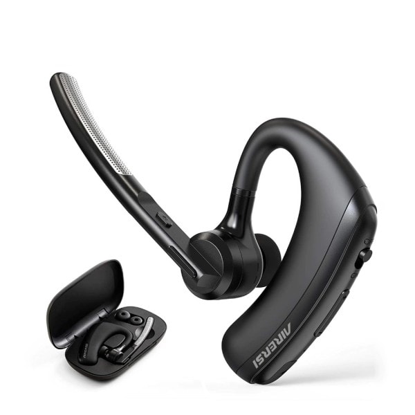 Langattomat nappikuulokkeet Bluetooth 5.2 kuulokkeet Business kohina vaimennus kuulokkeet HD kaksois mikrofoni
