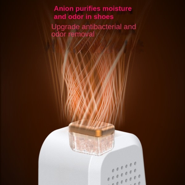 Sko Torktumlare Ros Salt Lila Lätt Antibakteriell Deodorant Sterilisator Hushåll Smart Timer 360° Torkning Handskar Strumpor