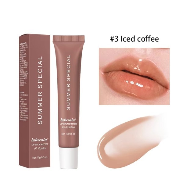 4 bitar  Läpp Balm Djup Fuktgivande Läpp Glaze Utjämnande Läpp Liner