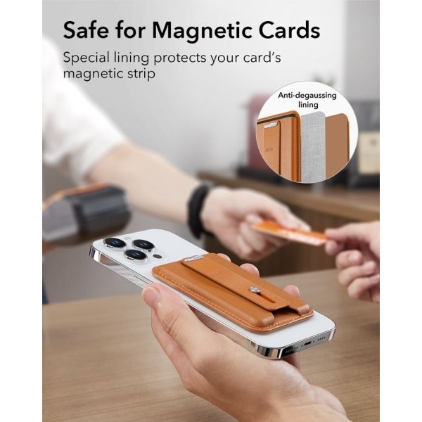 iPhone 14 HaloLock Magnetisk plånbok för iPhone 14 Pro Max Smart Card Storage Case