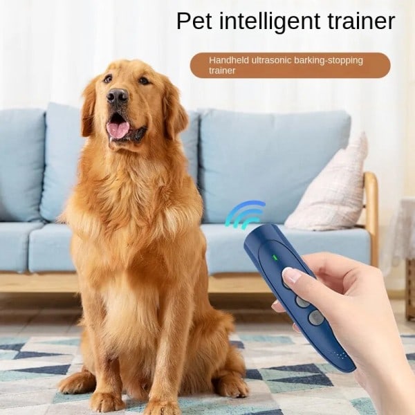 Bärbar Ultraljud Repeller Hund Med Visling Träning Enhet Säker Träning Utrustning