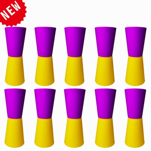 Moro Flip Cup Shuttle Run Rugby Agility Reverse Cone Kropp Koordinasjon Eksplosiv Trening Plast