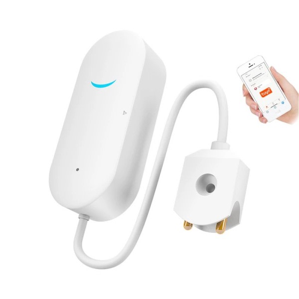 Smart Vann Lekkasje Sensor Vann Overløp Nivå Detektor Sikkerhet Lyd Alarm System Flom Lekkasje Sensor