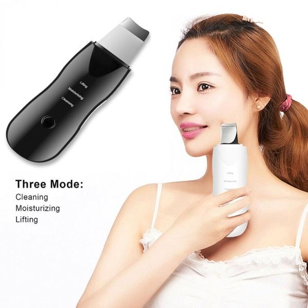 Vibration Ansikte Hud Scrubber Blackhead Remover Ansiktsbehandling Por Cleaner