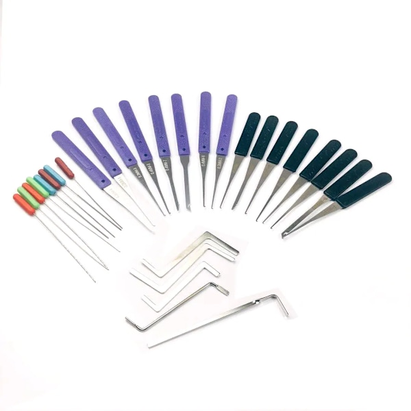 Lukkosepän Extractor Tools Kit Broken Key Remove Tool Set with Tension Wrench Tools  for Family,Home Life Helper