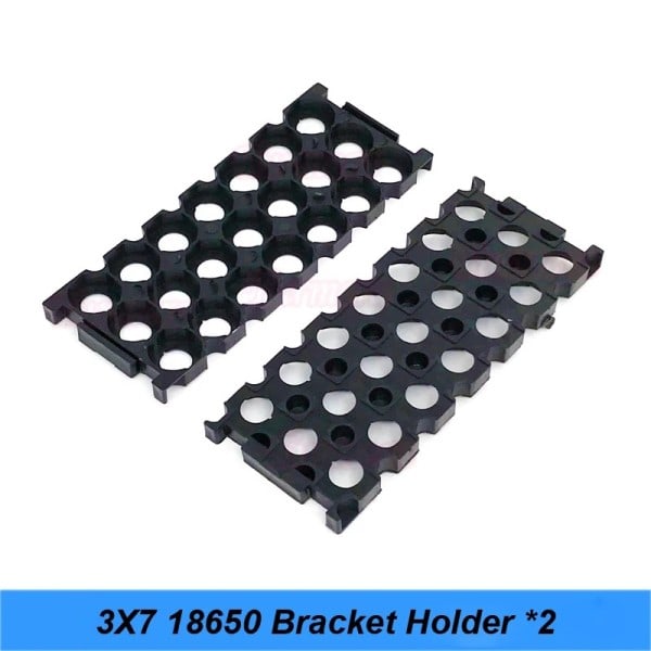 20Ah batteri opbevaring boks 3X7 18650 holder 3S 40A BMS med svejsning nikkel