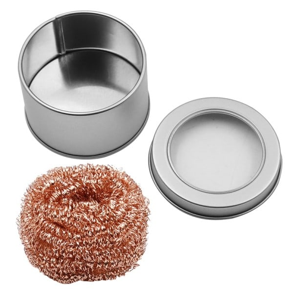 Rengjøring Kule Avlodding Loddetråd Mesh Filter Rengjøring Dyse Spiss Kobber tråd Renser