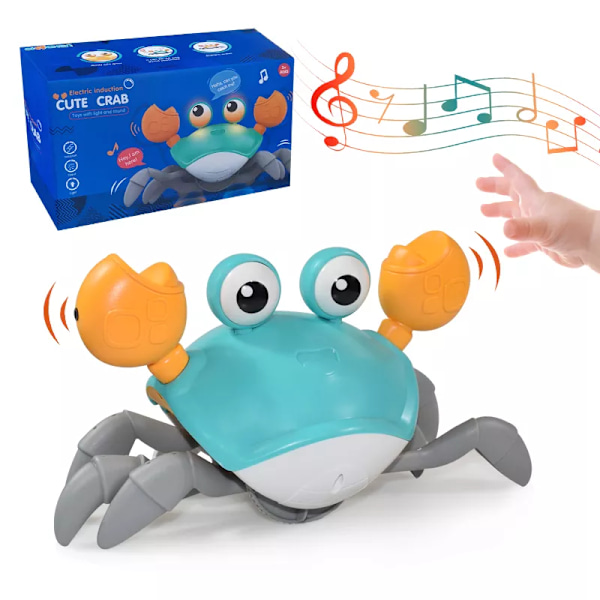 Barn Induktion Escape Krabba Bläckfisk Crawling Leksak Bebis Elektroniska Husdjur Musikal leksaker