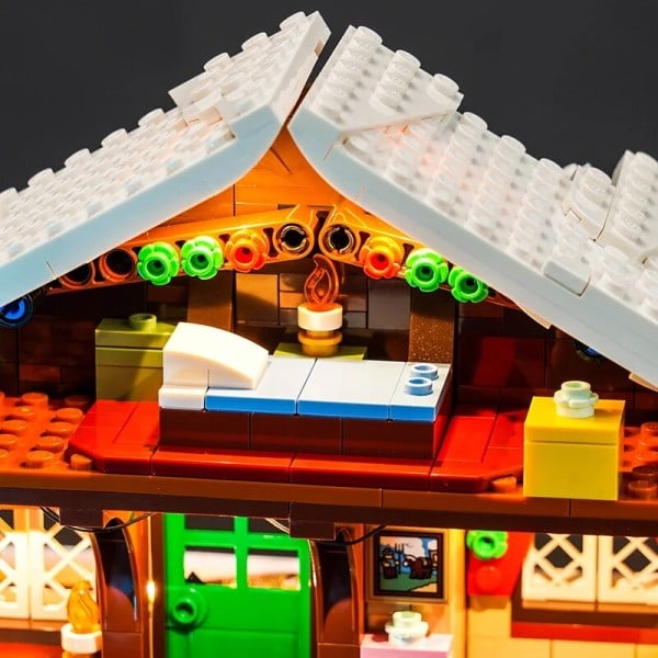 LED egnet til Alpine Lodge bygge blokke