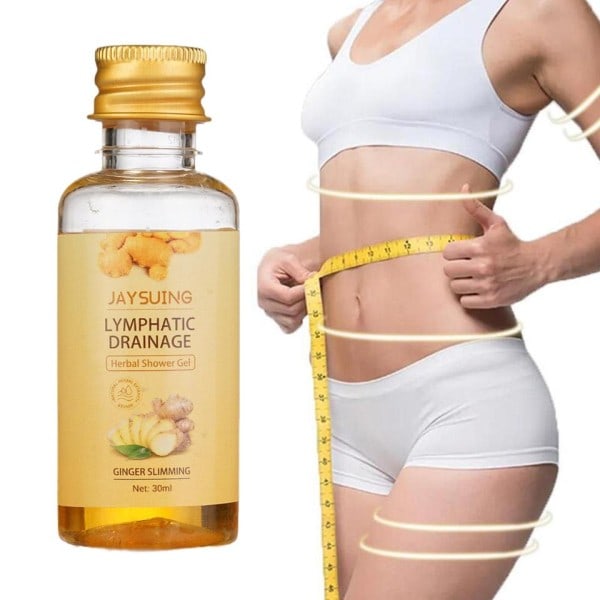 Ingefær Slankende Tab Vægt Cellulite Fjerner Lymphatic Drainage Urte Shower Gel