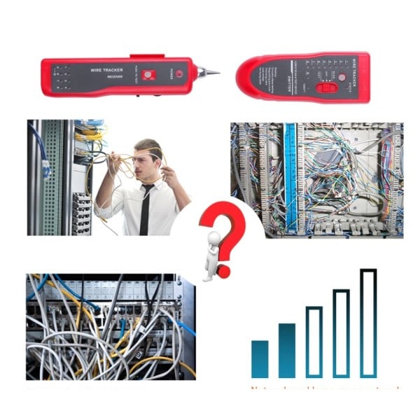 Ethernet LAN Netværk Kabel Tester RJ11 RJ45 Cat5 Cat6 Telefon Wire Tracker Tracer Toner