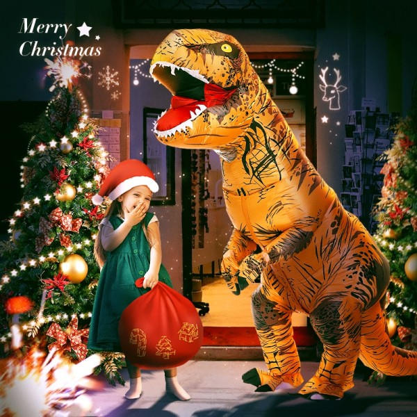 Hot T-Rex dinosaur puhallettava asu Purim Halloween bileet Cosplay Fancy puvut