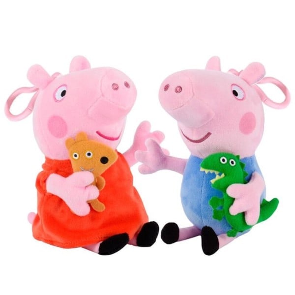 19/30Cm Peppa Gris George Familj stoppade plysch leksak fest dockor