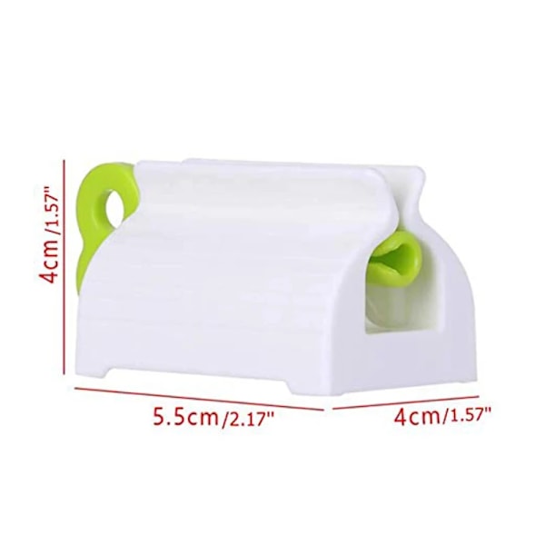 3 stykker Tandpasta Dispenser Squeezer Badeværelse Tilbehør Tandpasta Holder Arrangør