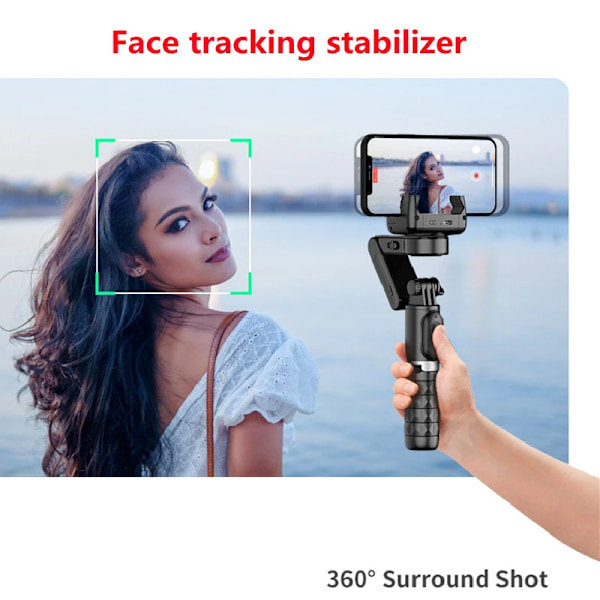 360 Rotasjon Følgende opptak Modus Gimbal Stabilisator Selfie Stick Stativ gimbal