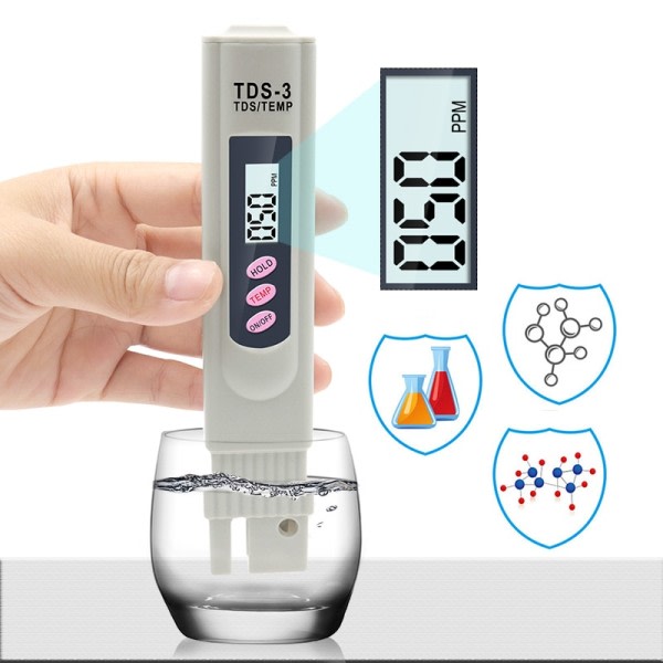 Bärbar LCD Digital TDS Vatten Kvalitet Tester Vatten Test Penna