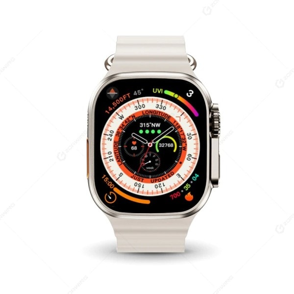 Ultra Älykello Miesten 49mm GPS NFC Älykello Titanium Seos 173 Sport Mode Fitness kello