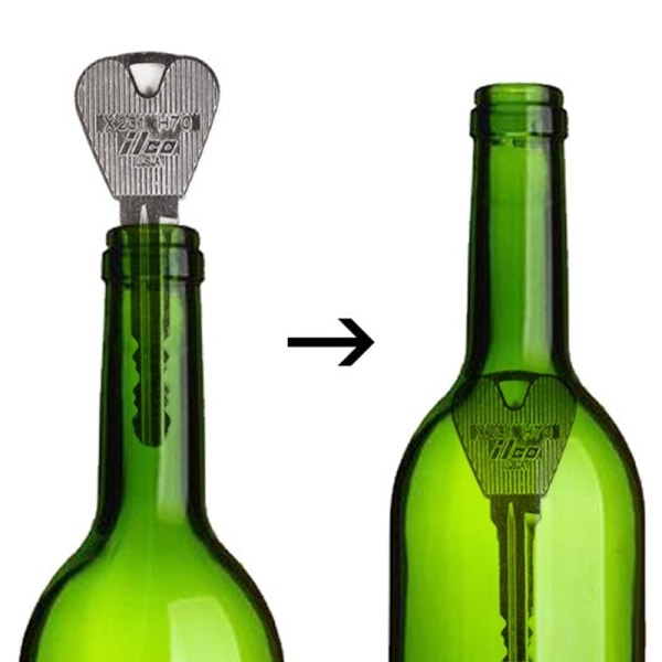 2 st Magic Trick Toy Folding Key Thru Bottle Eller Ring Penetration Magic Trick Props