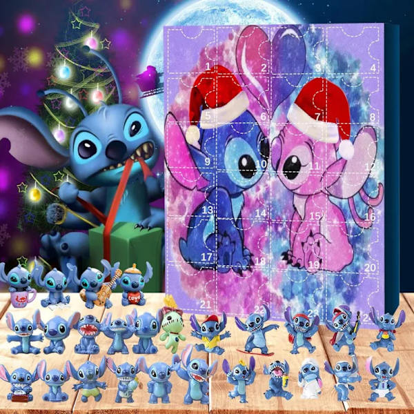 Joulu Adventti kalenteri Lapsille Disney Mickey Minnie Blind Box Juguetes Yllätys lelut