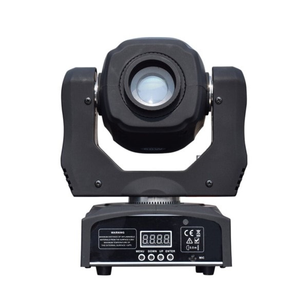 Lyre LED Mini 60w Gobo Scen Moving Head DMX512 DJ Disco Belysning Utrustning Led Fest Ljus