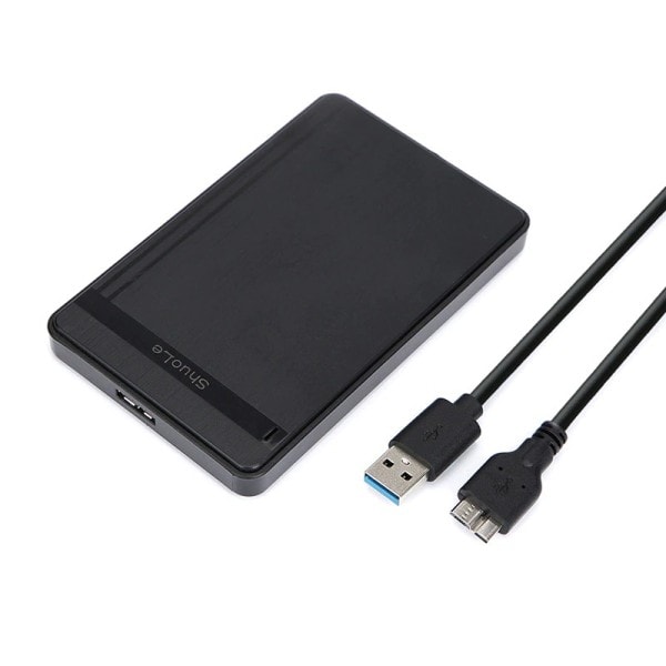 SATA til USB3.0 HDD Kassling Mobil Hard Disk Etuier for SSD Ekstern lagring HDD boks Med USB3.0/2.0 kabel
