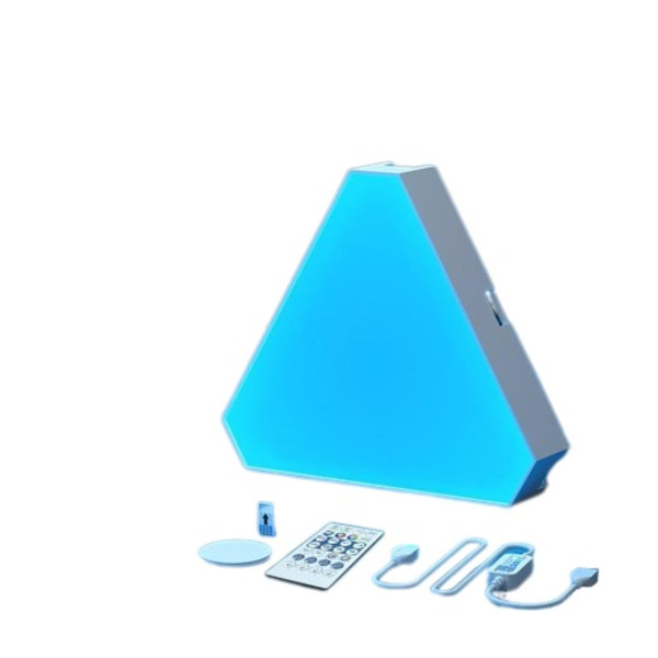 LED Trekantet Quantum Lampe RGB Væg Lampe Smart Pickup Rhythm Baggrund Lys