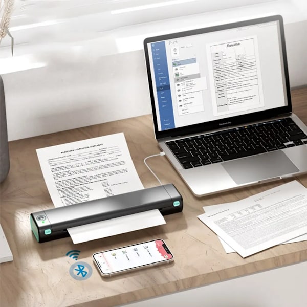Tatovering skriver termisk mal maskin trådløs bluetooth prof A4 papir skriver