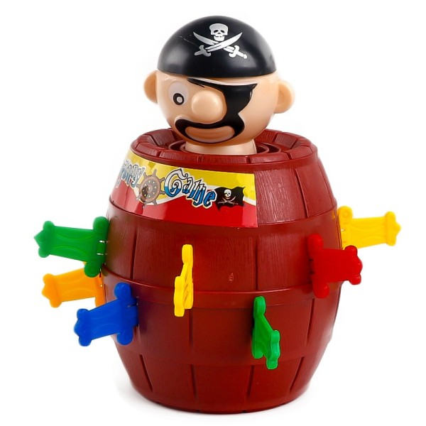 Indsæt Sværd Tønde Trickeri Straff Spil Pirat Bucket Onkel Forældre Barn Interaktivt Fest Desktop Spil