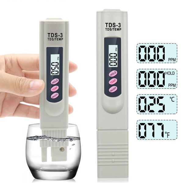Bärbar LCD Digital TDS Vatten Kvalitet Tester Vatten Test Penna