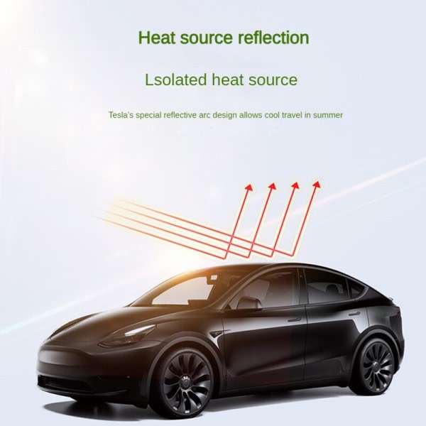 Kattoluukku jäähdytykseen ja lämmön eristykseen sopii Tesla aurinkosuojaan