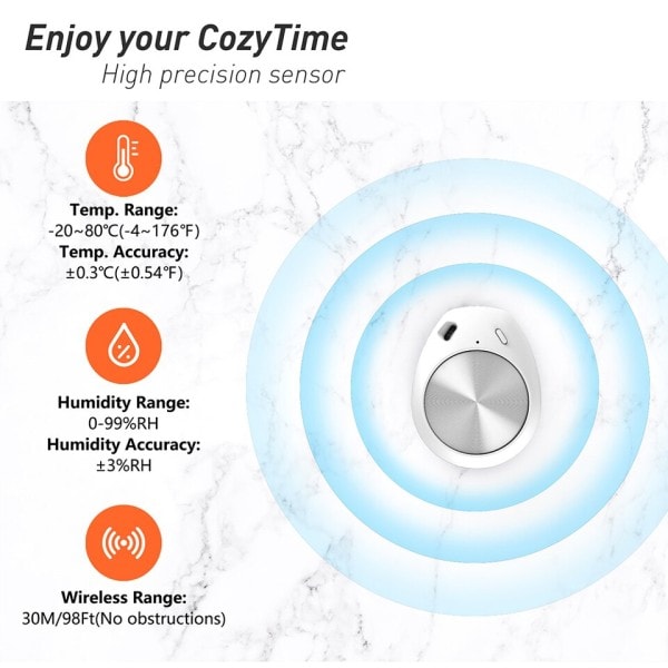 Bluetooth Mini kosteus ja lämpötila anturi langaton lämpö kosteusmittari