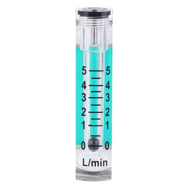 Luft Flow Rate Gauge 1~5LPM Air Measuring Flowmåler Gas Flow Meter Recorder
