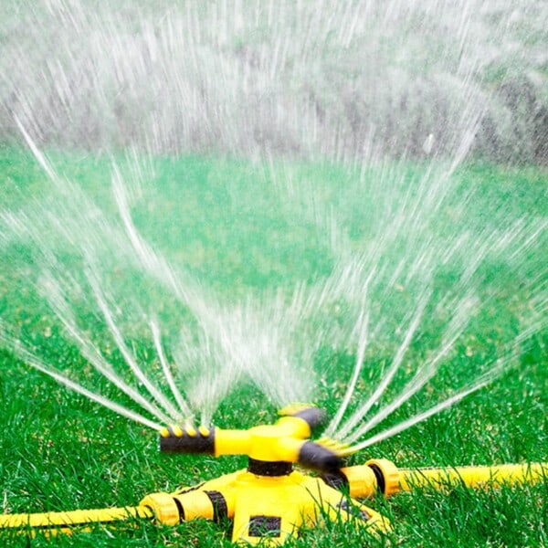 360 grader automatisk vann sprinkler hode justerbart hage forsyning spray dyse