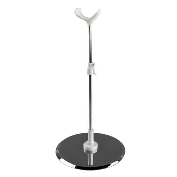 Rustfrit stål Stående Holder Dukker Tilbehør Universal Display Justerbar Stativ