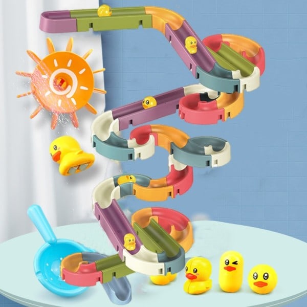 Bad Legetøj Baby Badeværelse And Gør-det-selv Bade Bader Børn Leg Vand Spil Værktøj Badning Bruser Væg Sugesæt Bader Legetøj