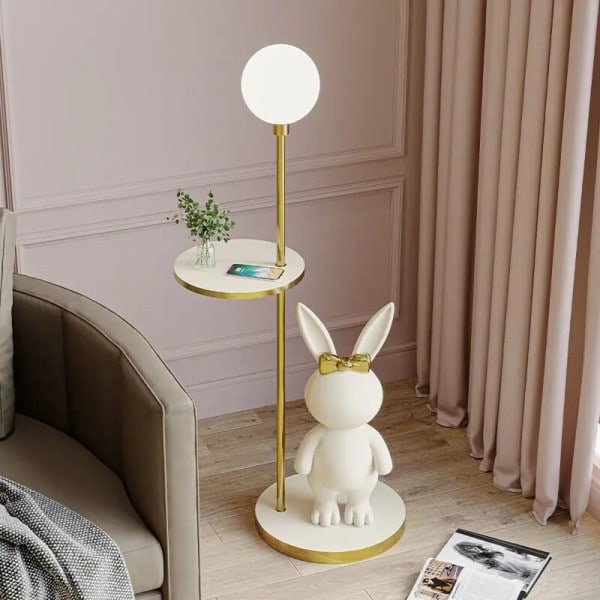 Nordic Modern Rabbit pöytä LED lattia lamppu asumiseen lapsille Lapset‘s huone