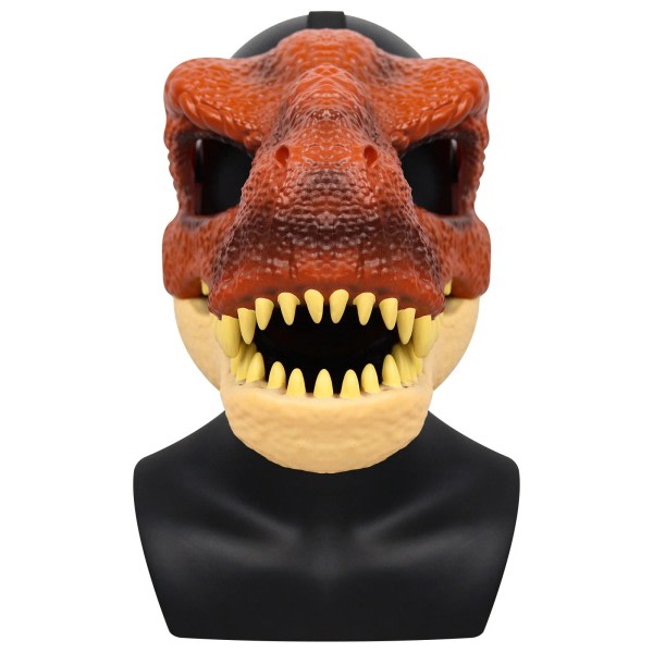 3D Dinosaurie Mask Lifelike Raptor Dino Moving Jaw Dinosaur Mask