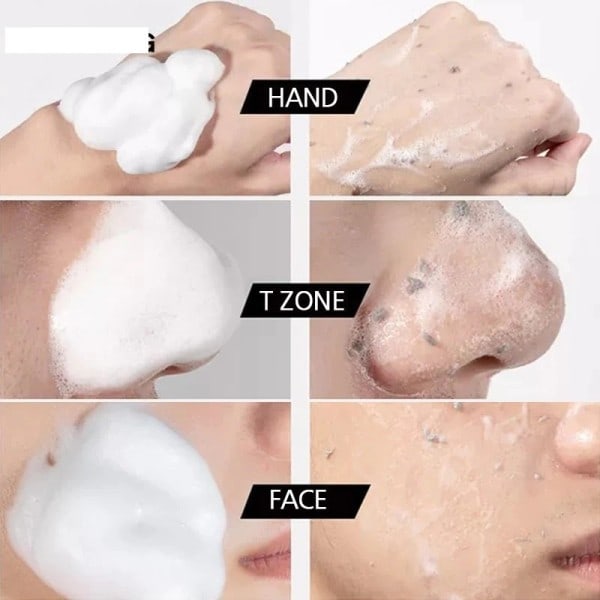 Ansiktsbehandling Exfoliering Mousse Peeling Gel Ansiktsskrubb Djup Ta bort Hud Exfoliator Crème