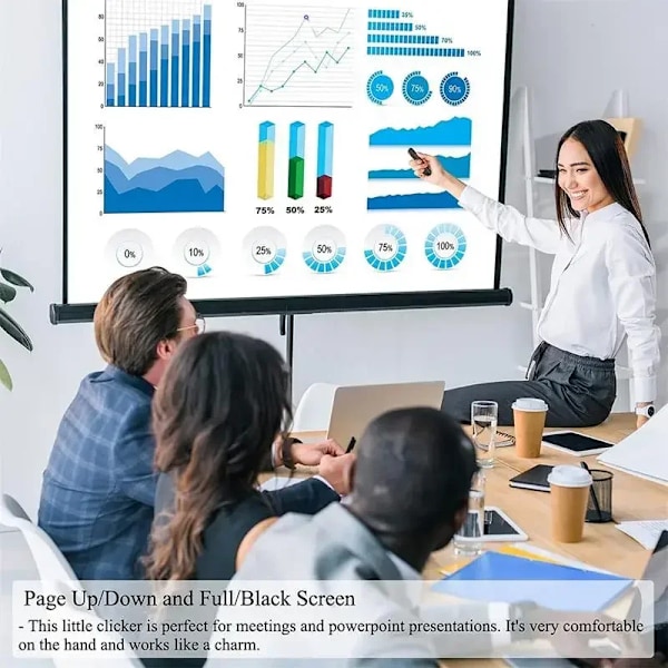 Powerpoint kaukosäädin ohjaus langaton Powerpoint kynä esitys napsautus