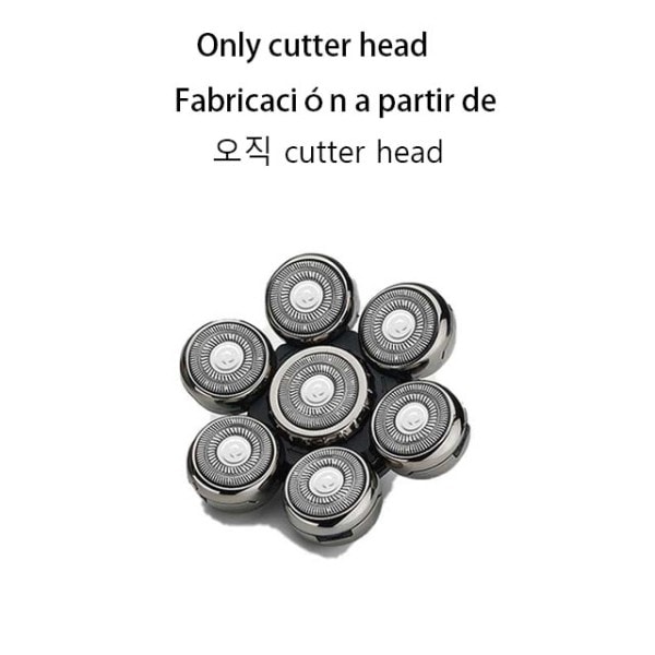 7D Flydende kutter hoved base opladning bærbar elektrisk barbermaskine mænd skægtrimmer klipper kranie barbermaskine vandtæt barbering maskine