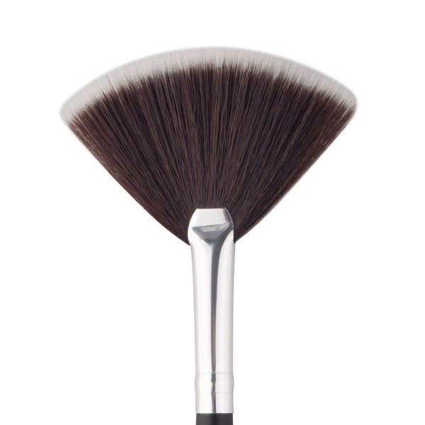 1 st Professionell Fläkt Makeup Brush Blending Highlighter Kontur Ansikte Lös Pudder Brush