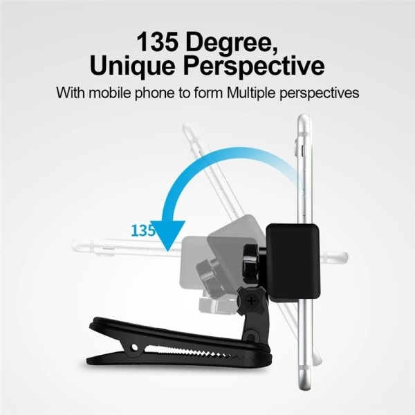 GoPro Hero 11 10 9 8 7 6 Ryggsäck Clip 360 Rotary Clip Mount