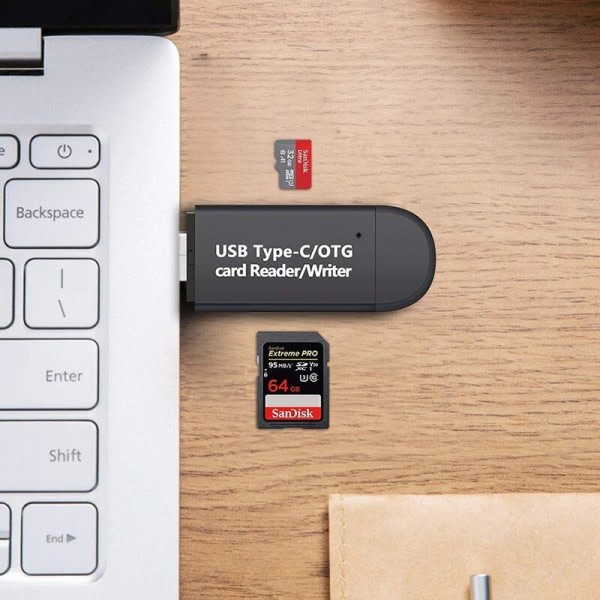 Dual Use Typec Multifunctional All InOne OTG Card Reader Mini TF Camera SD Card