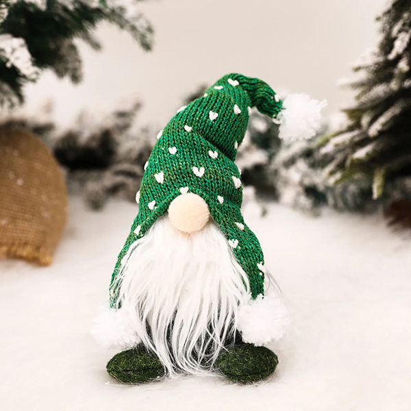Joulupukki Joulu Lahjat Joulu Kuusi Sisustus Pehmo lelut Pehmo Gnome nukke Ornamentti Kasvoton nukke