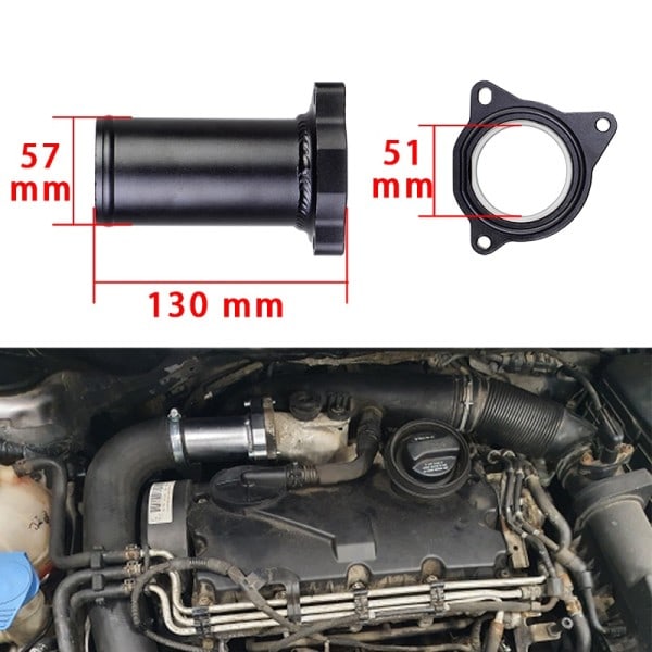 Diesel EGR delete ventil rør bypass ventil