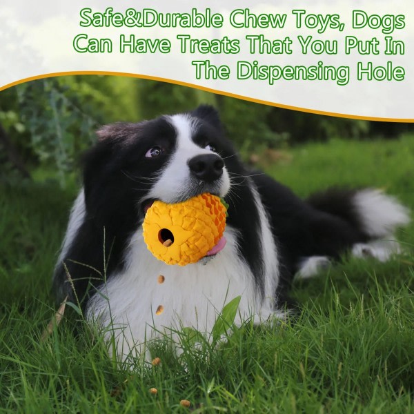 Hund Tugga leksaker för aggressiva tuggare Tuffa Hund Dental Chews Toy, Oförstörbar Hund leksaker