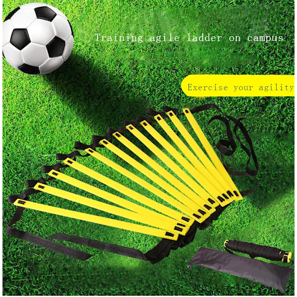 Sport Agility Stige Fotball Justerbar Nylon Reim hopping Stige Hastighet  Trening Kropp Koordinasjon Oppvarming Trening verktøy