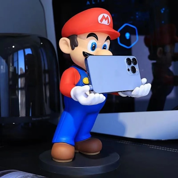 Super Mario 31cm puhelin kaukosäädin ohjain tuki pidike kuva malli lelut