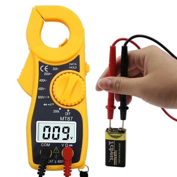 Digital Multimeter Amper klämma mätare ström klämma pincers AC DC ström spänning testare