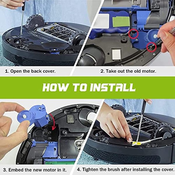 Side børste motor modul til iRobot Roomba 500 600 700 800 900 I3 Serie Robot Støvsuger